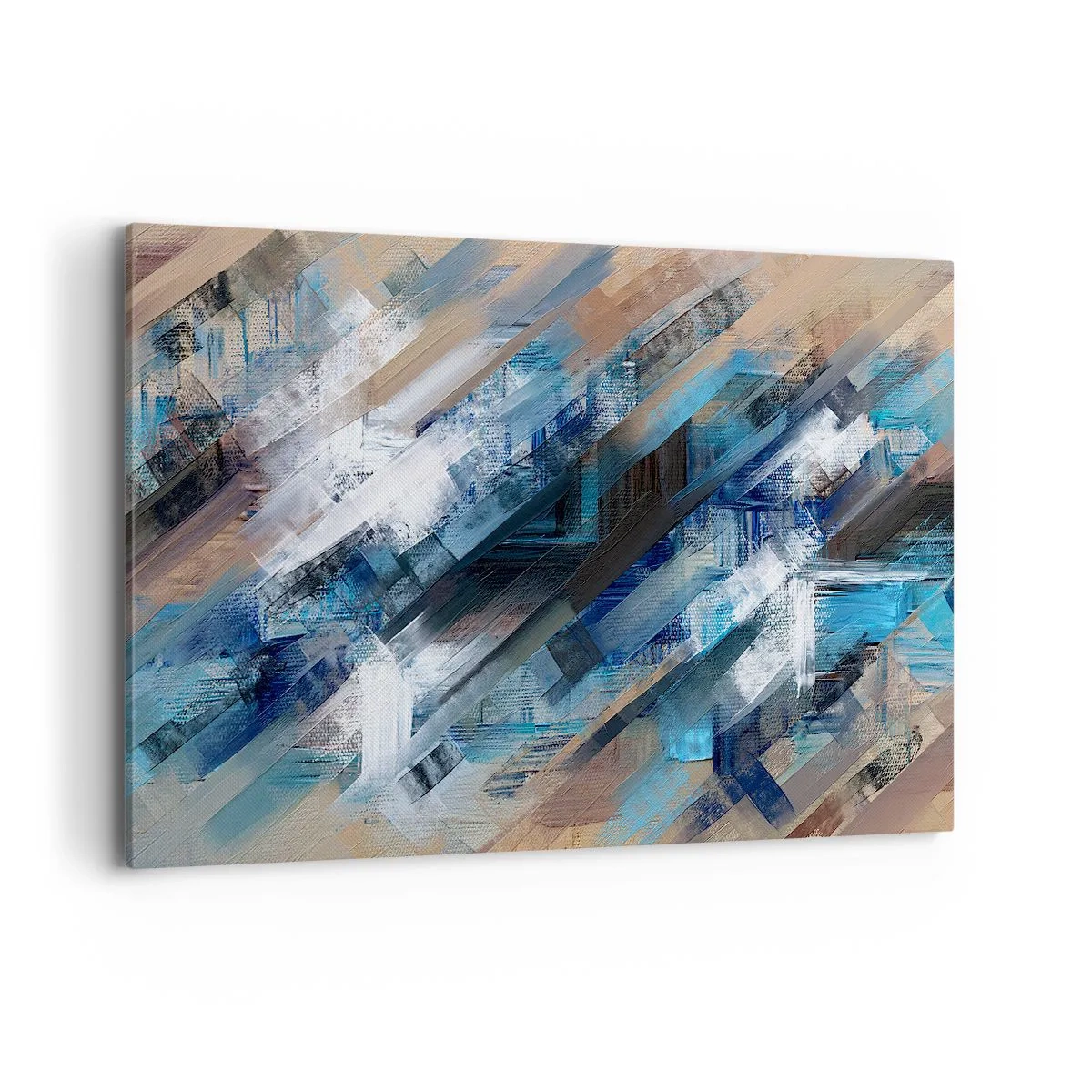 Obraz na plátně - Na modrém úkosu - 120x80 cm