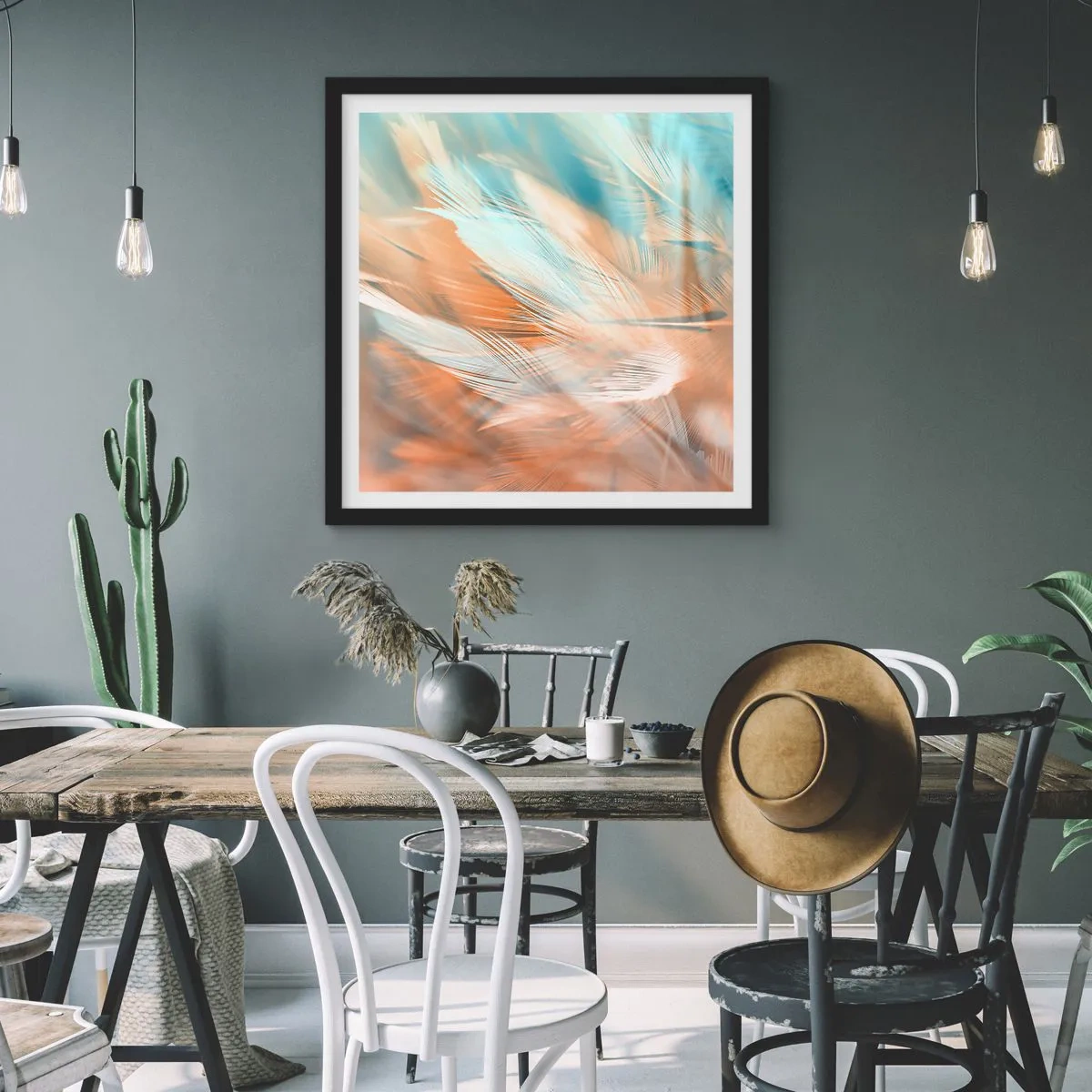 Plakát v černém rámu - V krajině něhy - 60x60 cm