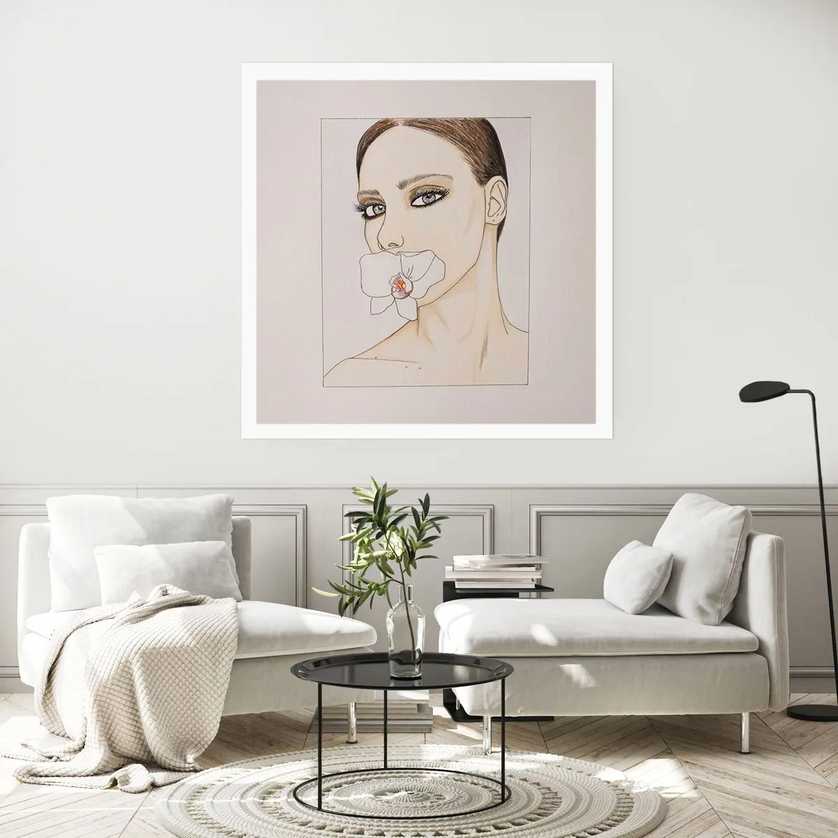 Plakát - Symbol elegance a krásy - 60x60 cm