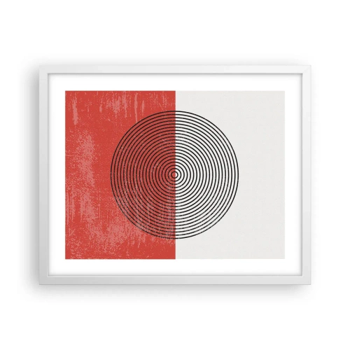 Plakát v bílém rámu - Přesný zásah - 50x40 cm