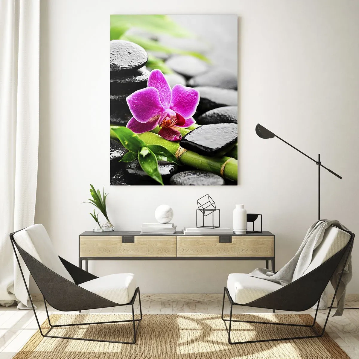 Obraz na skle - V klidné rovnováze - 50x70 cm