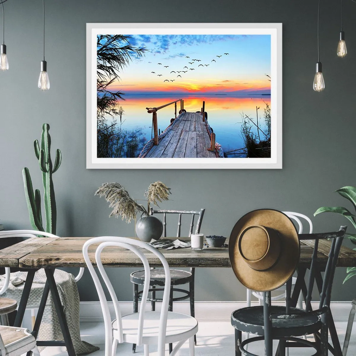 Plakát v bílém rámu - Je čas vrátit se… - 100x70 cm