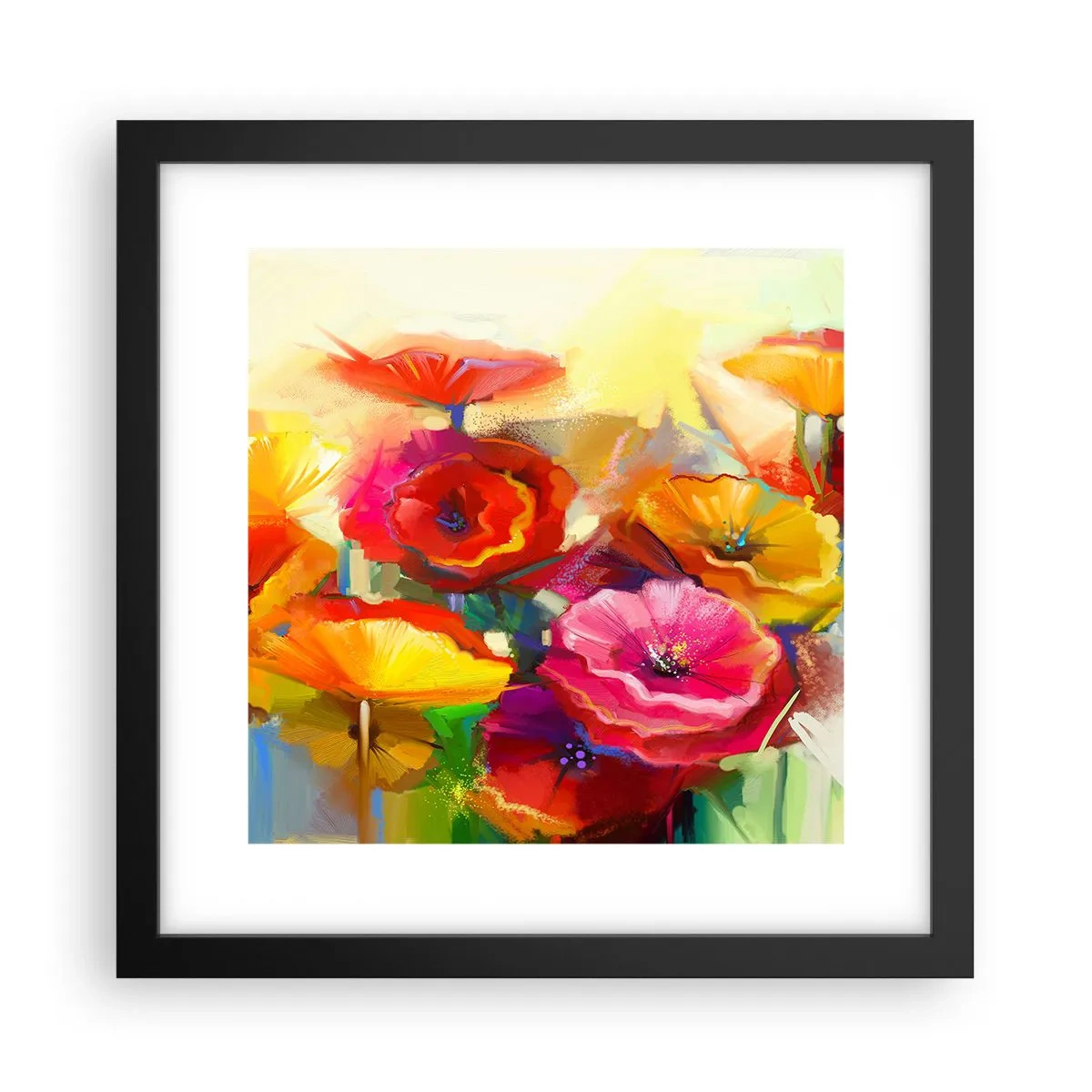 Plakát v černém rámu - Nejenom červené - 30x30 cm