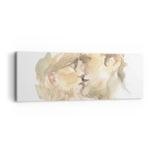 Obraz na plátně - Nalezena polovina? - 90x30 cm