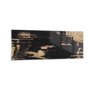 Obraz na skle - Stopa doteku - 140x50 cm