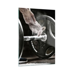 Obraz na skle - Výzva přijatá! - 50x70 cm