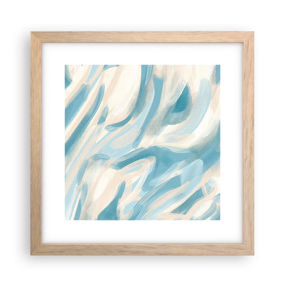 Plakát v rámu světlý dub - Jarní závany - 30x30 cm