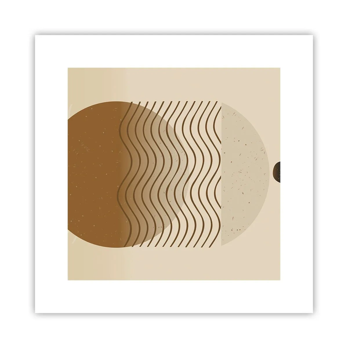 Plakát - O původu geometrických obrazců - 30x30 cm
