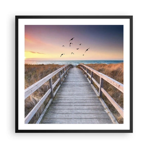 Plakát v černém rámu - Prostor pro vzestupy - 60x60 cm
