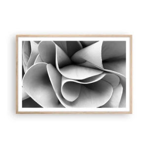 Plakát v rámu světlý dub - Děje se ve vesmíru - 91x61 cm