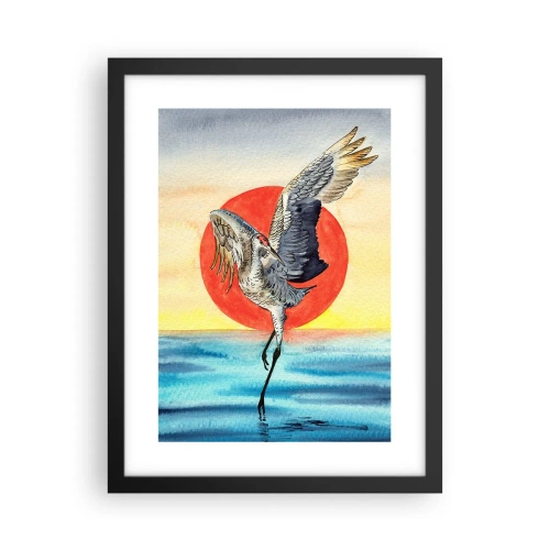 Plakát v černém rámu - Je čas jít zpět - 30x40 cm