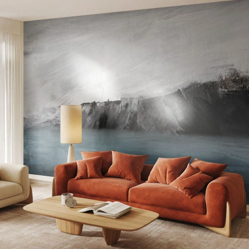 Fototapeta Premium Canvas - Voda – země: střet živlů - Pobřeží, Krajina, Moře - 350x256 cm