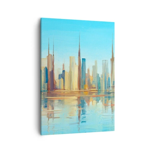 Obraz na plátně - Prosluněná metropole - 50x70 cm