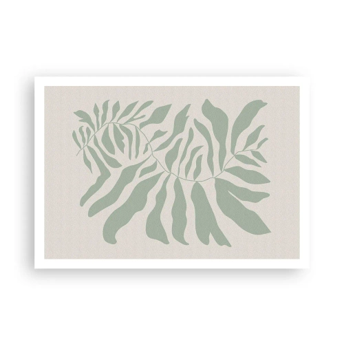 Plakát - Smaragdová větev - 100x70 cm