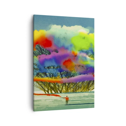 Obraz na plátně - Oživit tento svět - 50x70 cm