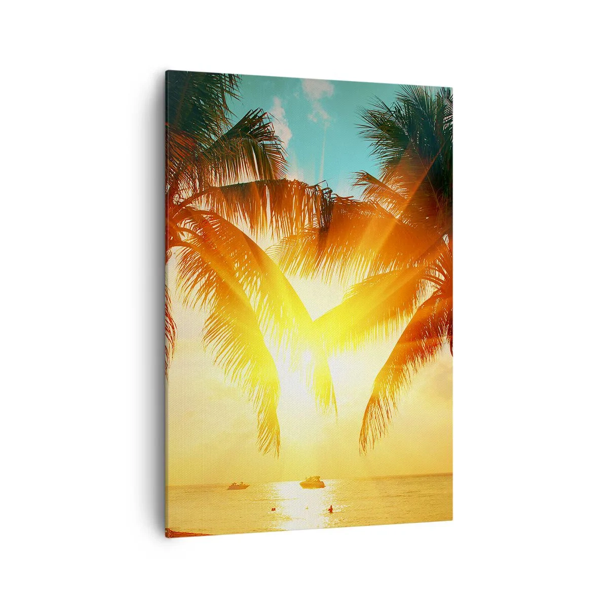 Obraz na plátně - Exotický pár - 70x100 cm