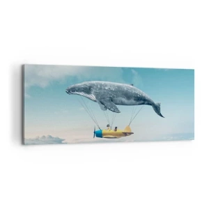 Obraz na plátně - Proč ne? - 100x40 cm