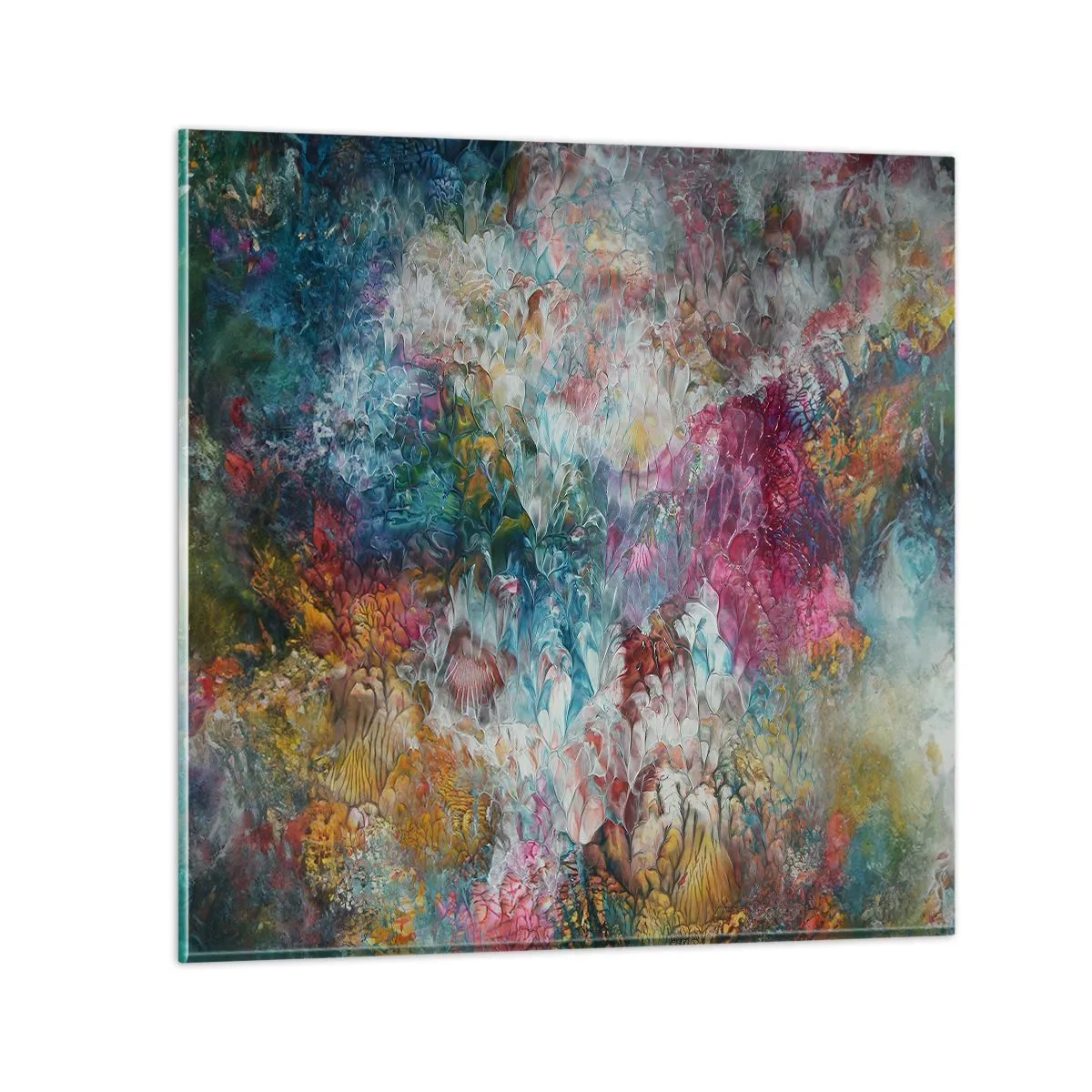 Obraz na skle - V plném rozkvětu - 40x40 cm