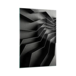 Obraz na skle - Prostorový pořádek - 70x100 cm