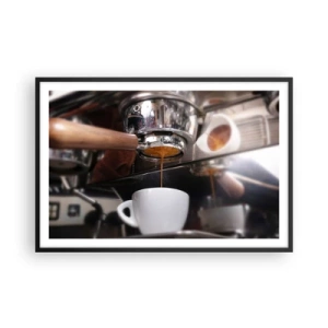 Plakát v černém rámu - Dobrá chvíle dne - 91x61 cm