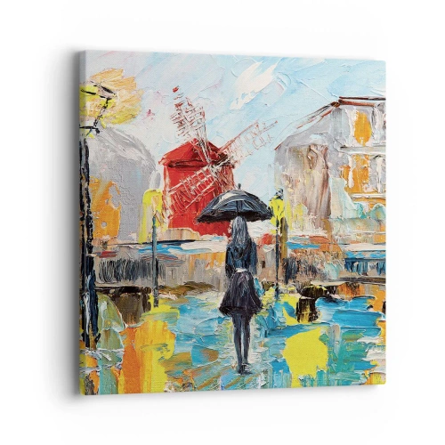 Obraz na plátně - Pařížské legendy - 40x40 cm