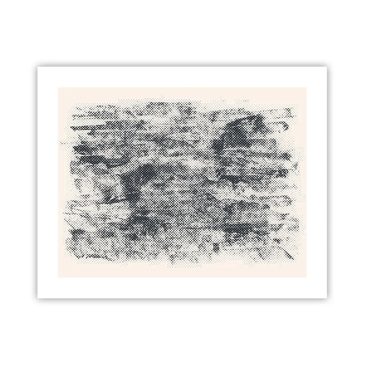 Plakát - Mlžná kompozice - 50x40 cm