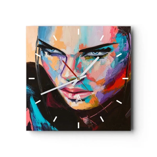 Nástěnné hodiny - Divokost srdce - 30x30 cm