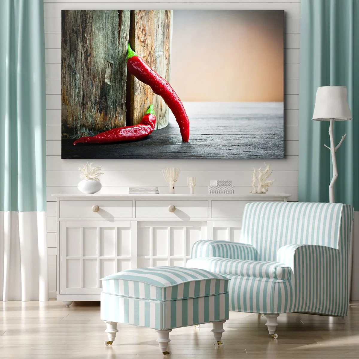 Obraz na plátně - Red hot chili peppers - 120x80 cm