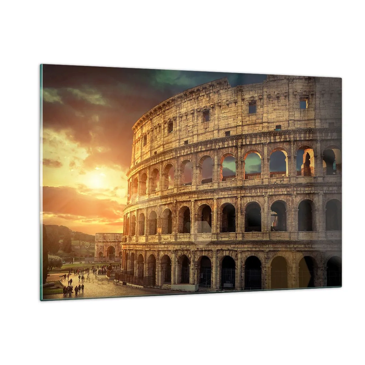 Obraz na skle - Kolosální dojem - 120x80 cm