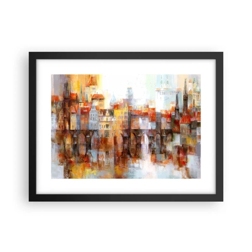 Plakát v černém rámu - Pod mostem je taky krásně - 40x30 cm