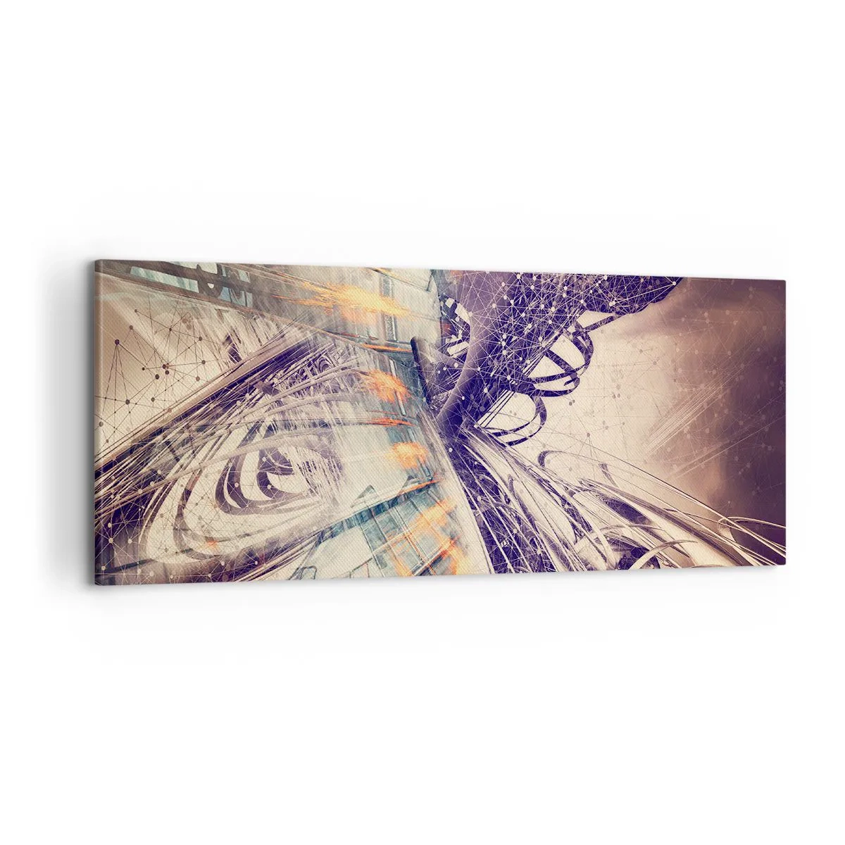 Obraz na plátně - Ve velkém spěchu - 100x40 cm