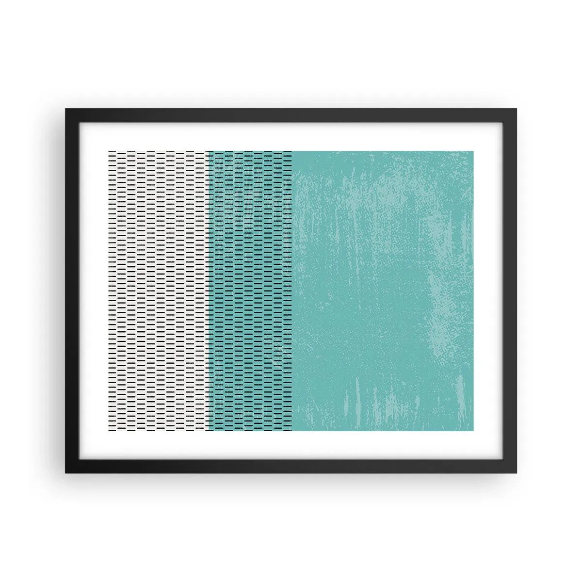 Plakát v černém rámu - Vyvážená kompozice - 50x40 cm