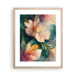 Plakát v rámu světlý dub - Čirá subtilnost - 40x50 cm