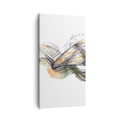 Obraz na plátně - Na křídlech poezie - 55x100 cm