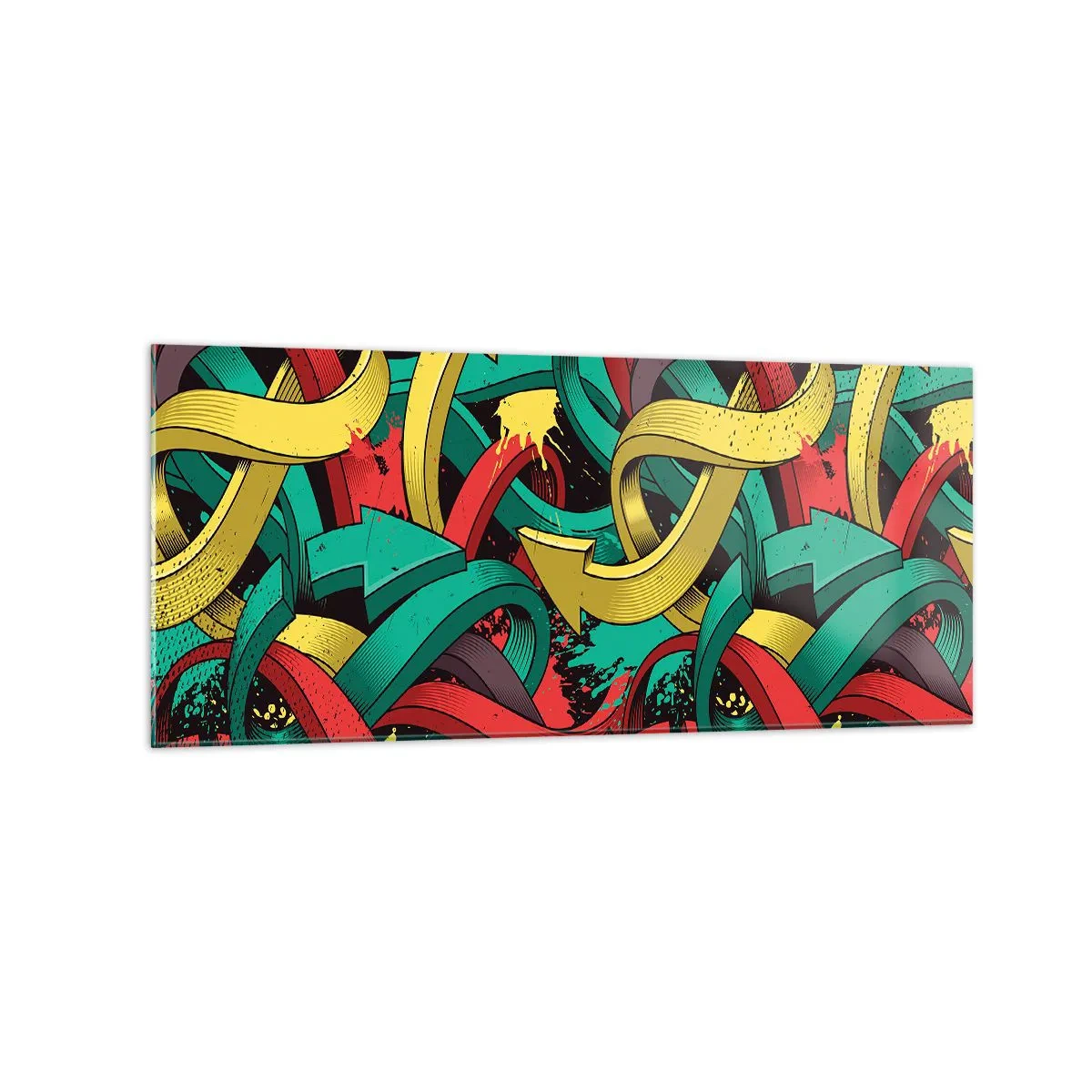 Obraz na skle - Kudy do cíle? - 120x50 cm