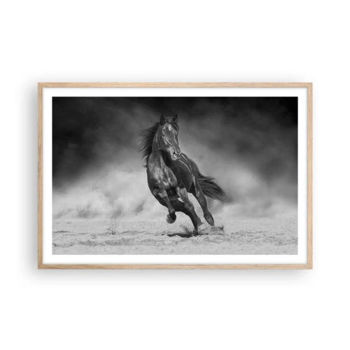 Plakát v rámu světlý dub - Hodné samotného emíra - 91x61 cm