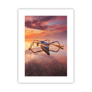 Plakát - Klid tropického večera - 30x40 cm