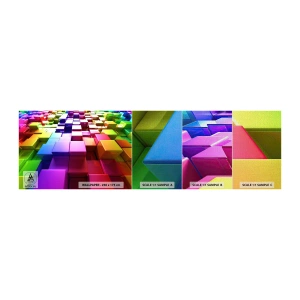 Vzor Fototapety Premium Canvas - Op-artové společně v týmu - Abstrakce, Grafika, 3D - 100x30 cm