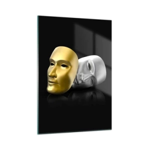 Obraz na skle - Život je divadlo - 50x70 cm