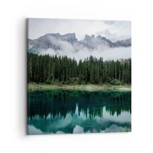Obraz na plátně - Tiše, tiše, neprobuďme spící vodu…. - 70x70 cm