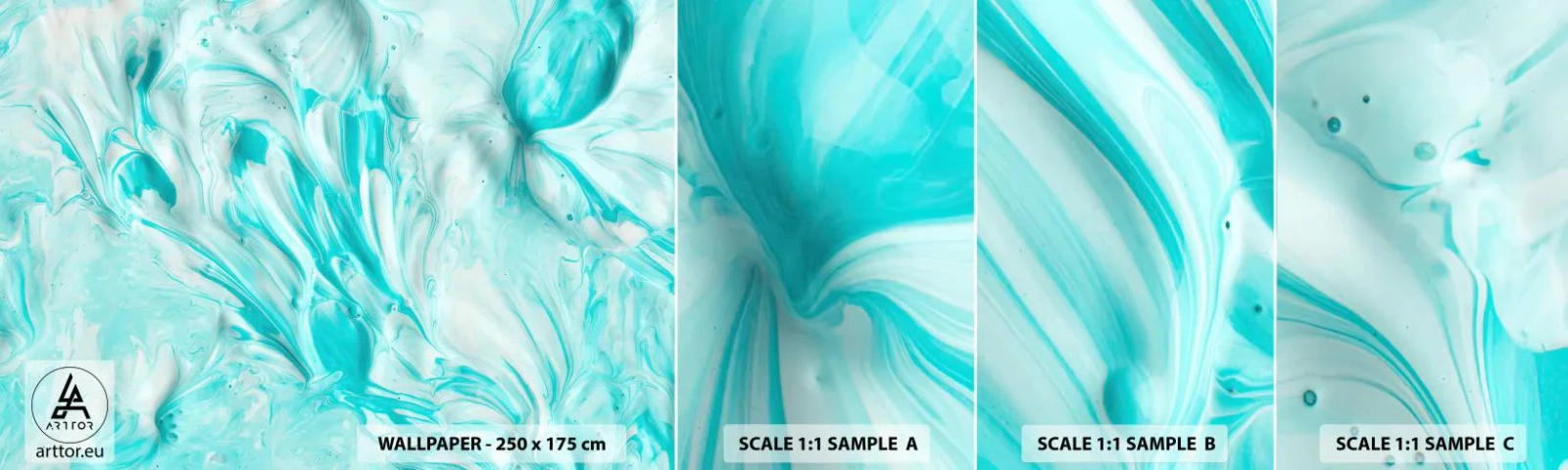 Vzor Fototapety Samolepicí Deluxe Sticker - Navždy spolu - Abstrakce, Kus, Boho - 100x30 cm