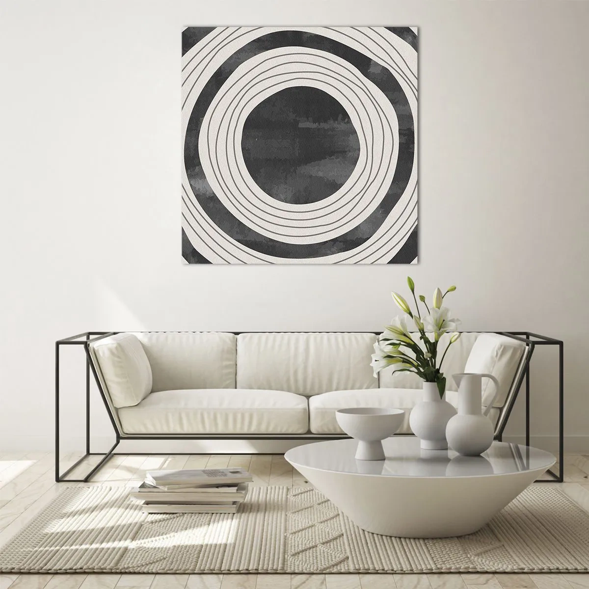 Obraz na skle - Přesný zásah - 30x30 cm