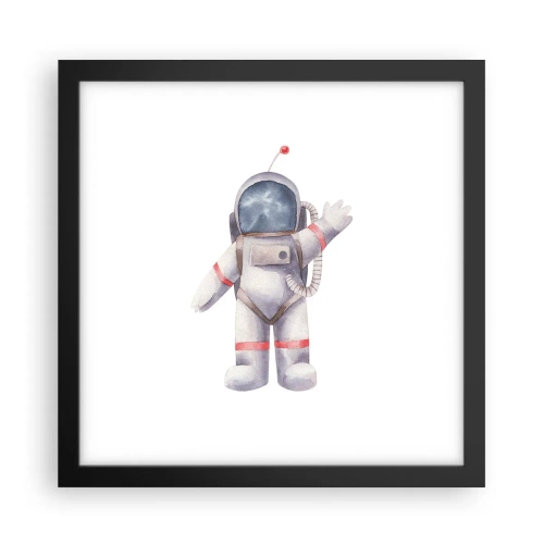 Plakát v černém rámu - Tak zatím! - 30x30 cm