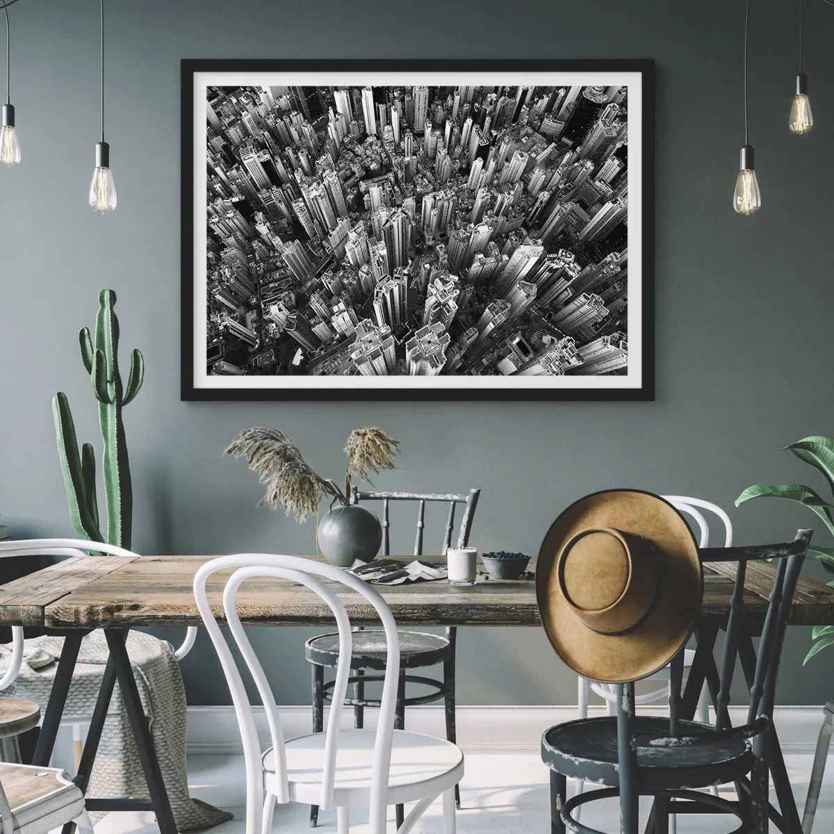 Plakát v černém rámu - Stále výš a výš - 70x50 cm