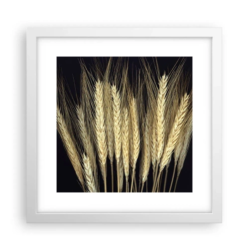 Plakát v bílém rámu - Rustikální magie - 30x30 cm