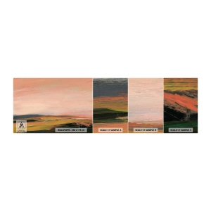 Vzor Fototapety Samolepicí Deluxe Sticker - V růžových tónech - Krajina, Kus, Pohled - 100x30 cm