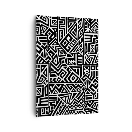 Obraz na plátně - Předkolumbovská kompozice - 70x100 cm