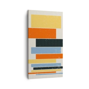 Obraz na plátně - Záznam hudby - 45x80 cm