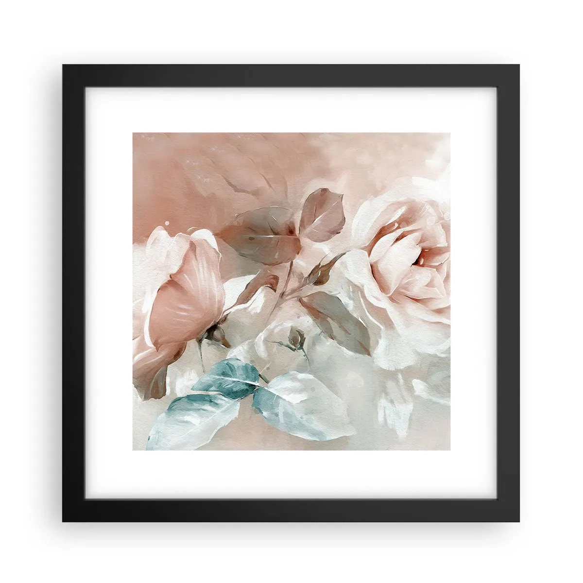 Plakát v černém rámu - Duch romantismu - 30x30 cm