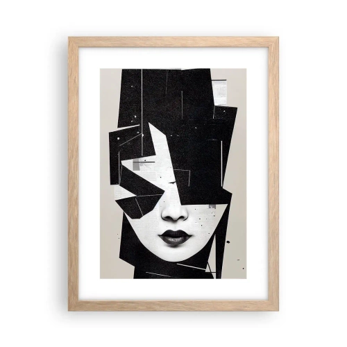 Plakát v rámu světlý dub - Hluboce skryté - 30x40 cm